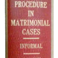 Canonical Procedure in Matrimonial Cases