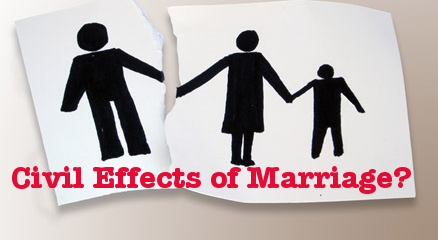 Disaster from Misusing Words: “Civil Effects of Marriage”