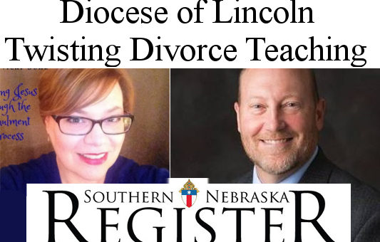 Twisting Divorce Teaching in Diocese of Lincoln