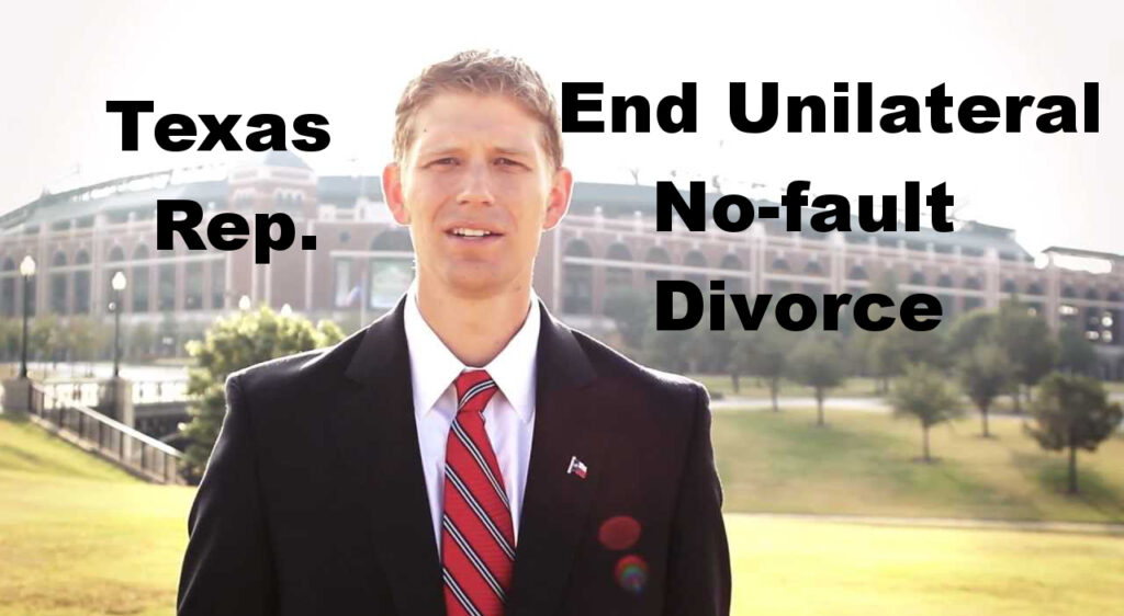 Banning Unilateral No-fault Divorce - Texas Bill
