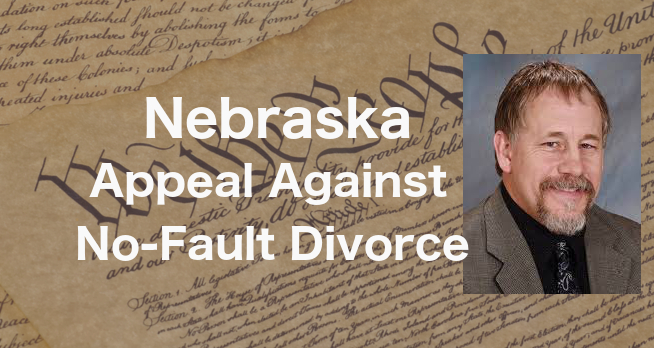 A challenge against the constitutionality of no-fault divorce is being made in the Nebraska Court of Appeals.  Laws violate right of defense, religious liberties, and courts aren't really judging the primary case, but are only being administrative.