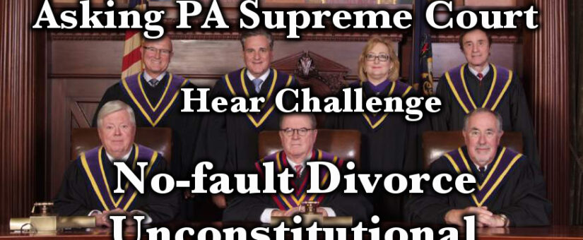 Asking PA Supreme Court – accept challenge to No-fault