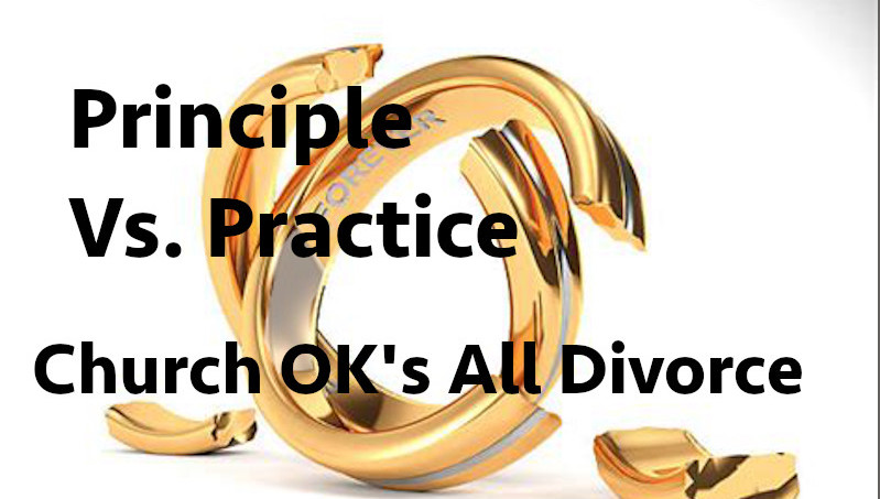 Principle vs. Practice. Divorce OK per Catholic Diocese