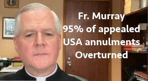 Fr. Gerard Murray, who earned his doctorate in canon law Gregorian University in Rome, says he found that 95% of the U.S. annulments appealed to the Roman Rota were overturned. In other words, when a defending respondent in a USA annulment case defends the validity of the marriage, some number of tribunals issue the annulment anyway.