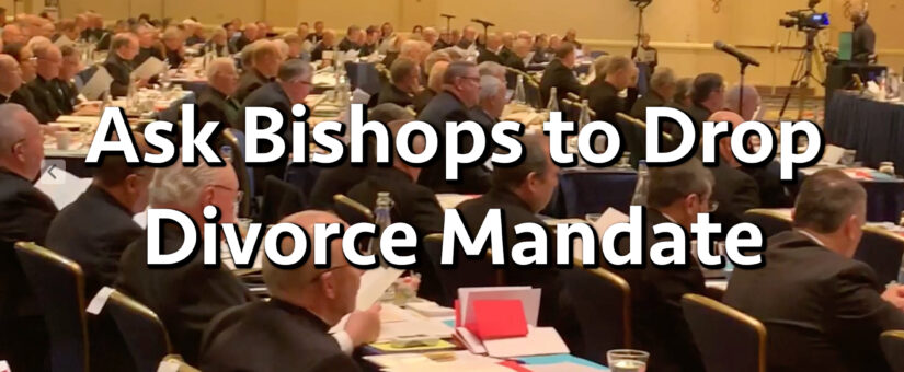 Ask Bishops to Drop Divorce Mandate